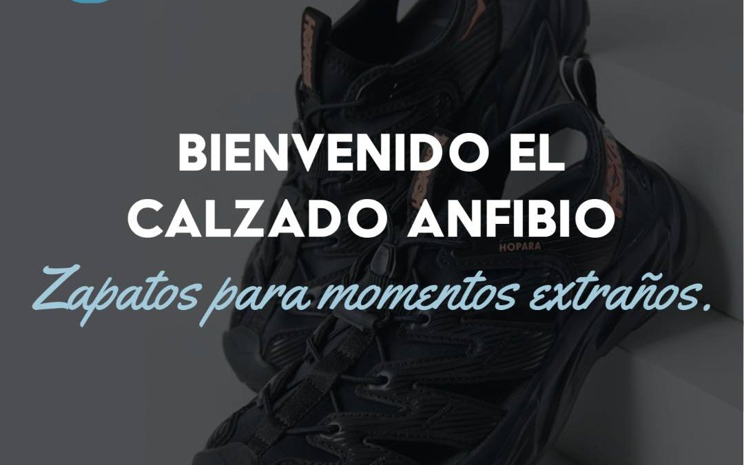 Zapatos para momentos extraños. Bienvenido el calzado anfibio