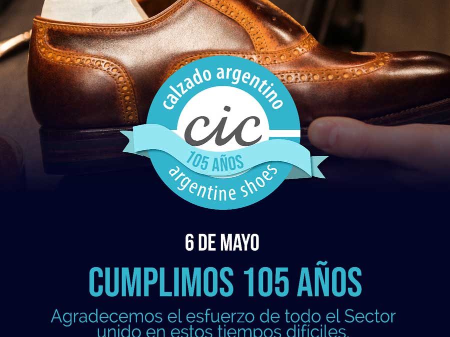 Salutaciones por el 105 aniversario de la Cámara del Calzado