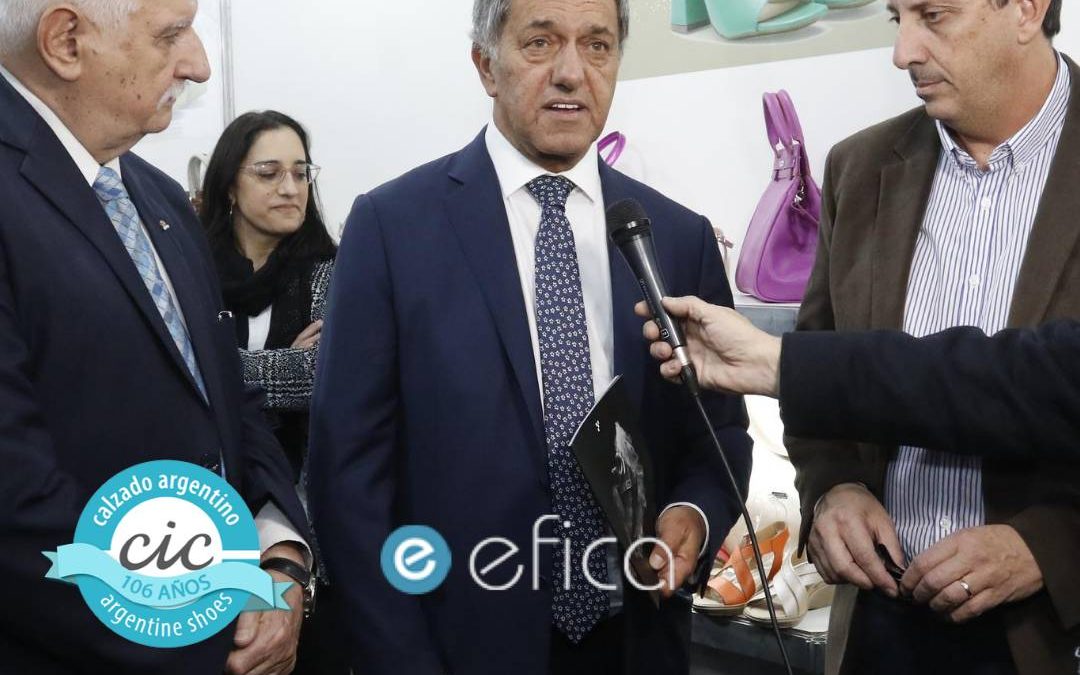 Scioli destacó la producción récord de calzado en un encuentro con industriales PyMEs